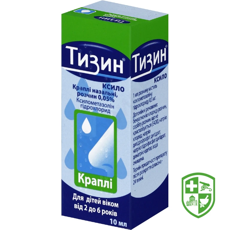 Тизин ксило крап. назал. 0,05 % 10.мл №1