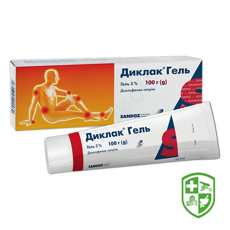 Диклак гель 5 % 100.г №1