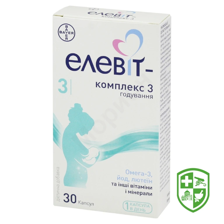 Елевіт-комплекс 3 капс. №30