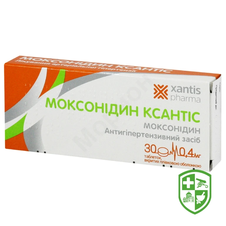 Моксонідин табл. 0,4 мг №30