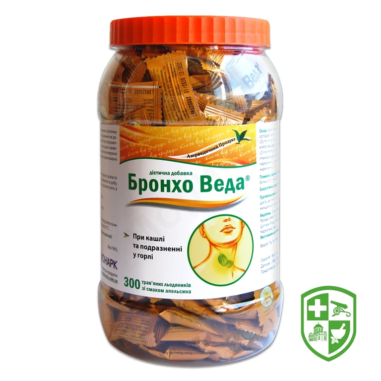 Бронхо веда льодяники банка, смак апельсину