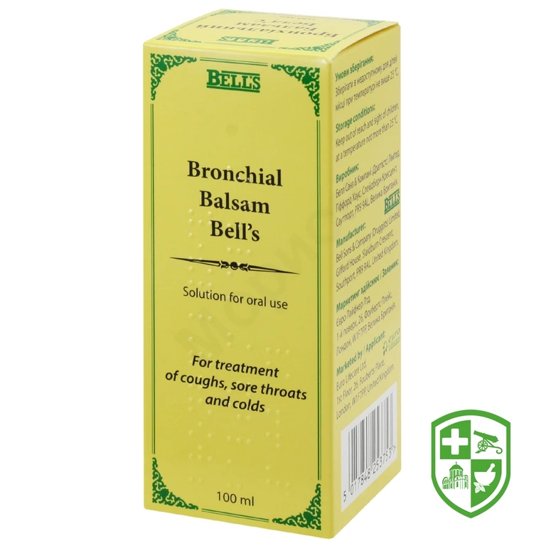 Беллс бронхіальний бальзам р-н оральн 100.мл №1
