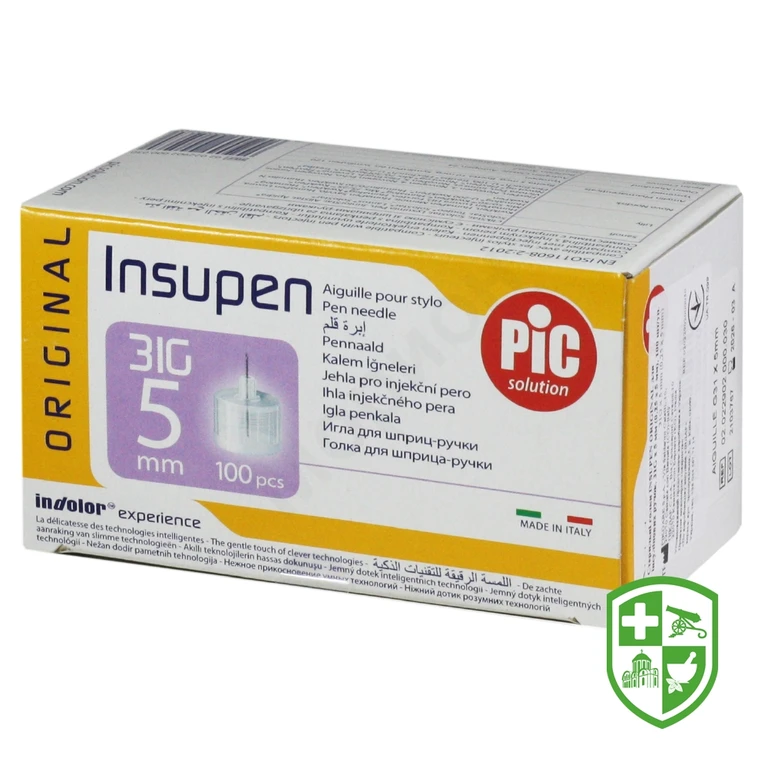 Голка для інсулінових ручок Інсупен 31 G x 5 мм (0,25 x 5 мм)