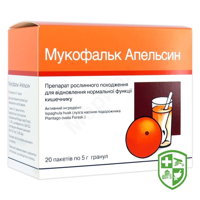 Мукофальк гран. д/р-рну 5.г апельсинові №20