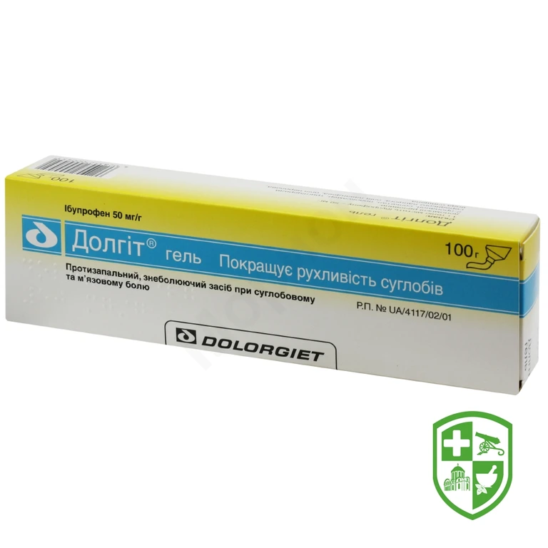 Долгіт гель 5 % 100.г