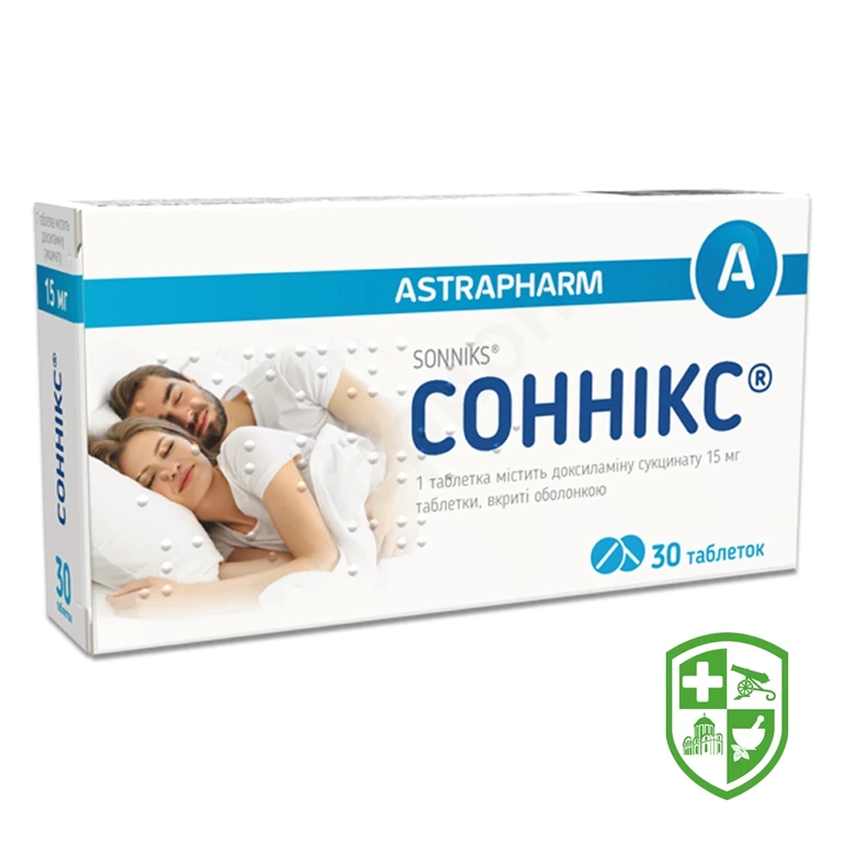 Соннiкс табл. 15 мг №30