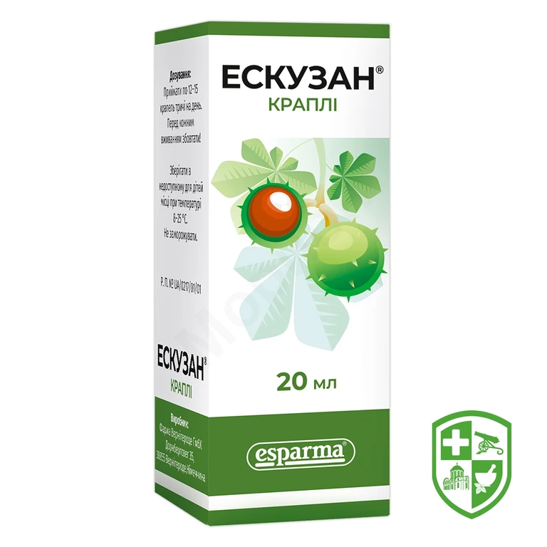 Ескузан крап. орал. 20.мл №1