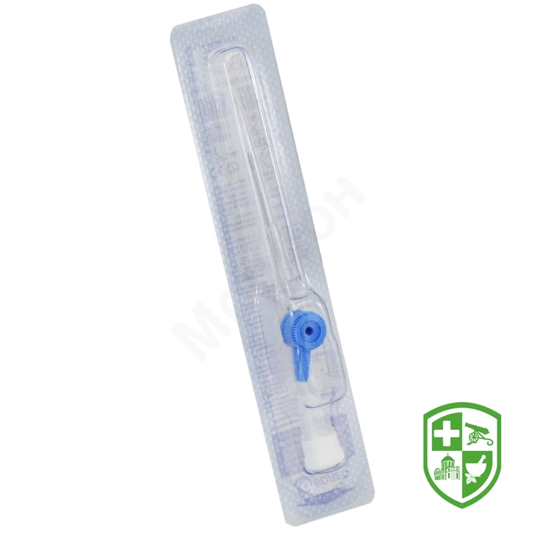 Канюля внутрішньовенна Волес з портом і крильцями 22G (0,9 * 25 мм), з портом та крилами