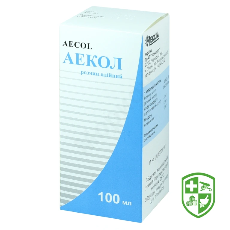 Аекол р-н олійн. 100.мл №1
