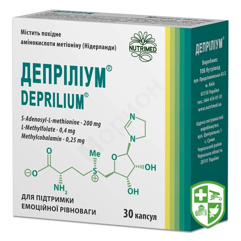 Депріліум капс. 340 мг