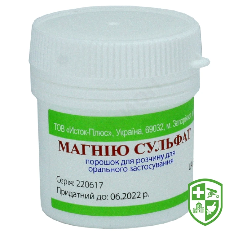 Магнію сульфат пор. д/орал. р-ну 25.г контейнер