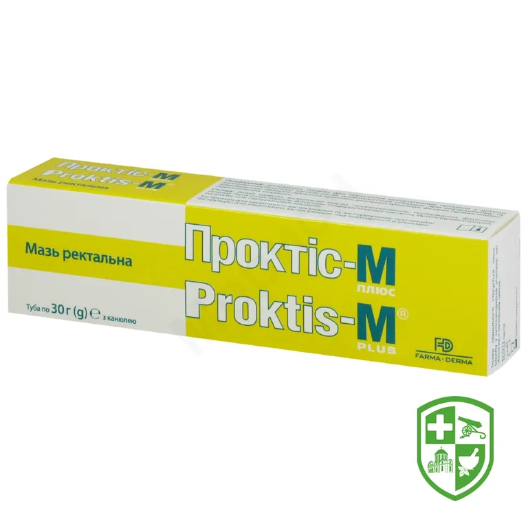 Проктіс-М плюс мазь ректал. 30 г