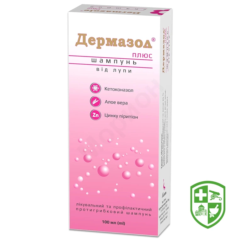 Дермазол плюс шампунь 100.мл №1