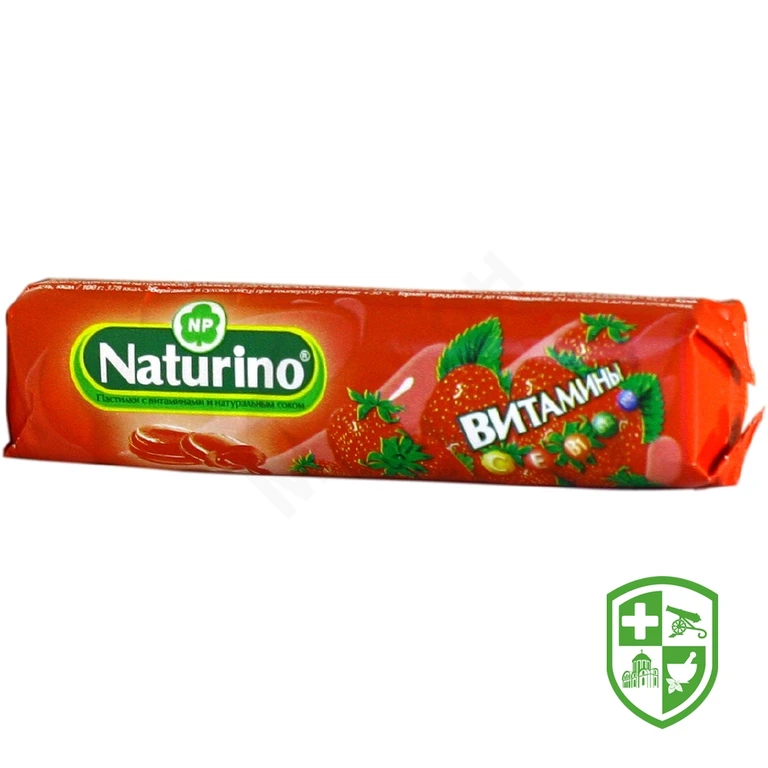 Натуріно пастилки 33,5 г, полуниця