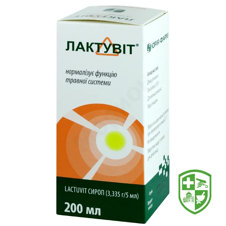 Лактувіт сироп 667 мг/мл 200.мл №1