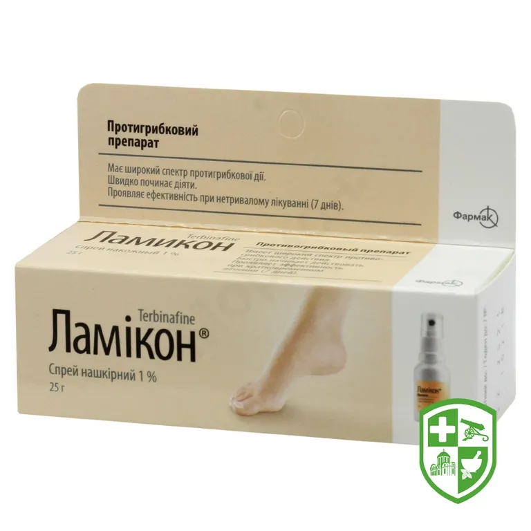 Ламікон спрей 10 мг/г 25.г №1