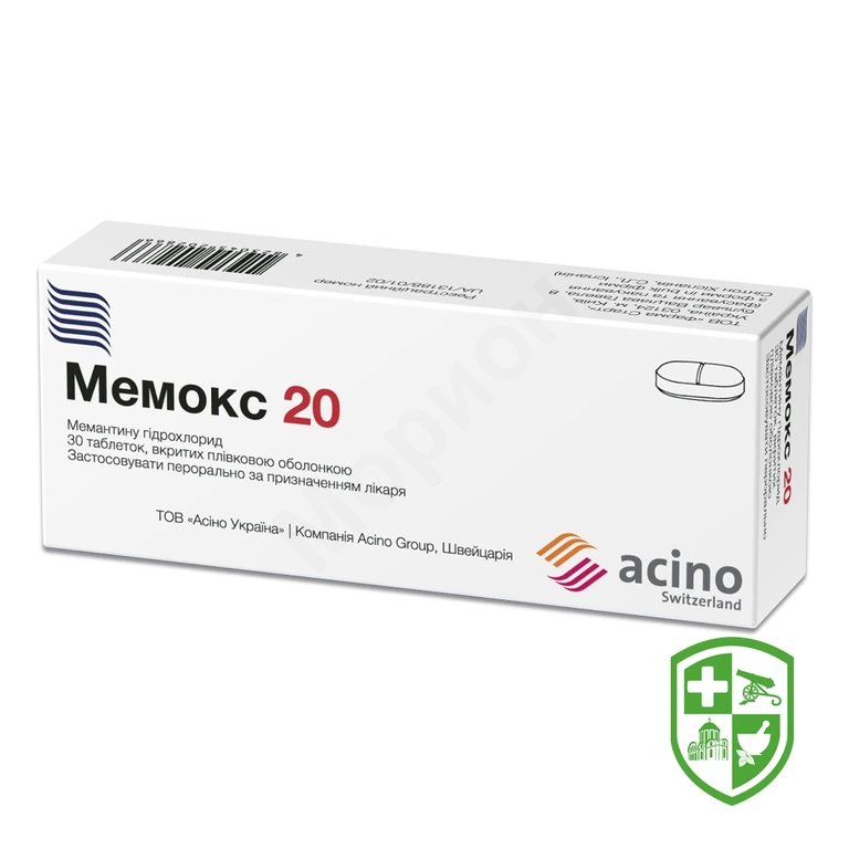 Мемокс табл. 20 мг №30