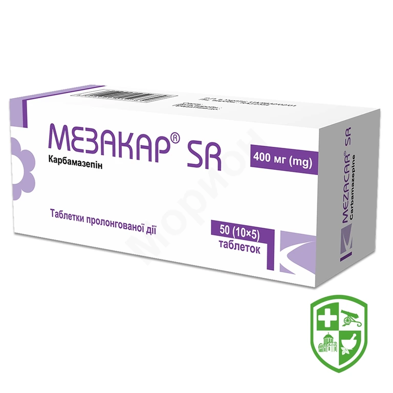 Мезакар SR табл. пролонг. 400 мг №50