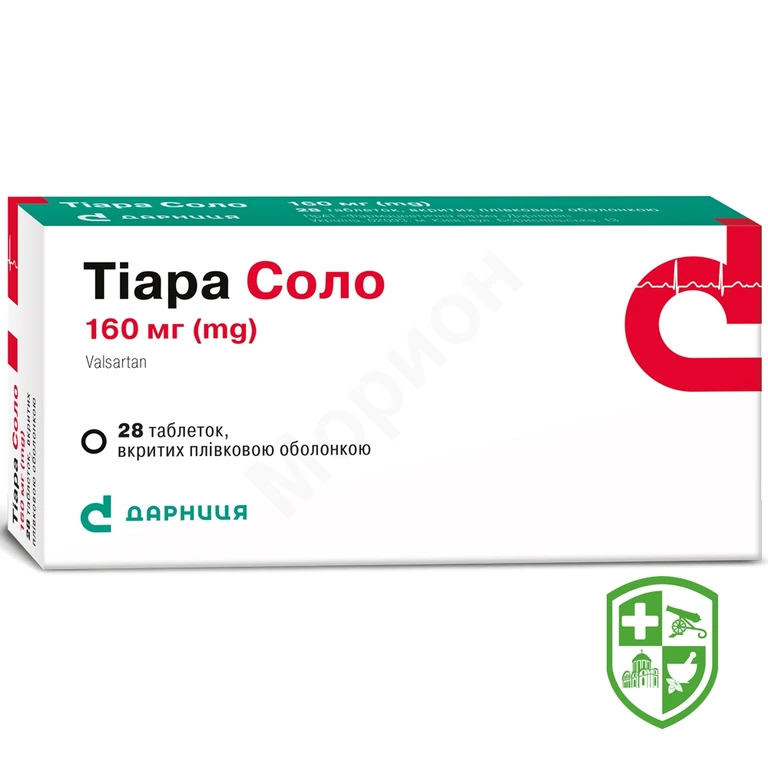 Тіара соло табл. 160 мг №28