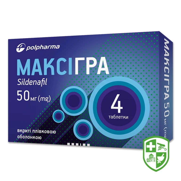 Максігра табл. 50 мг №4