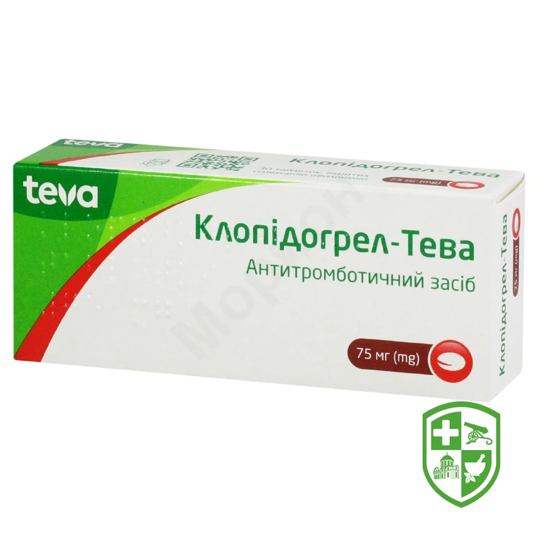 Клопідогрел табл. 75 мг №30