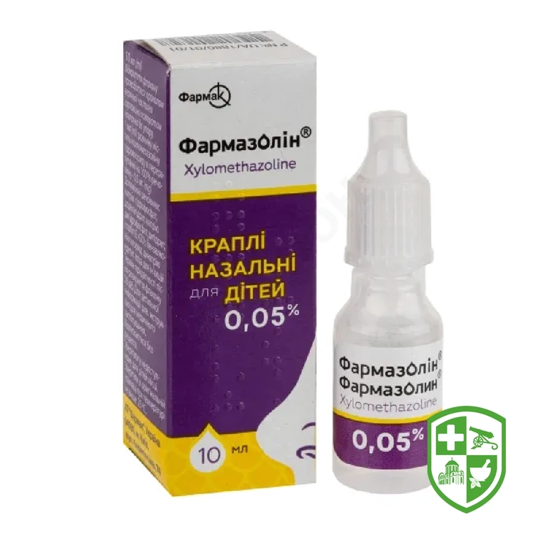 Фармазолін крап. назал. 0,05 % 10.мл №1