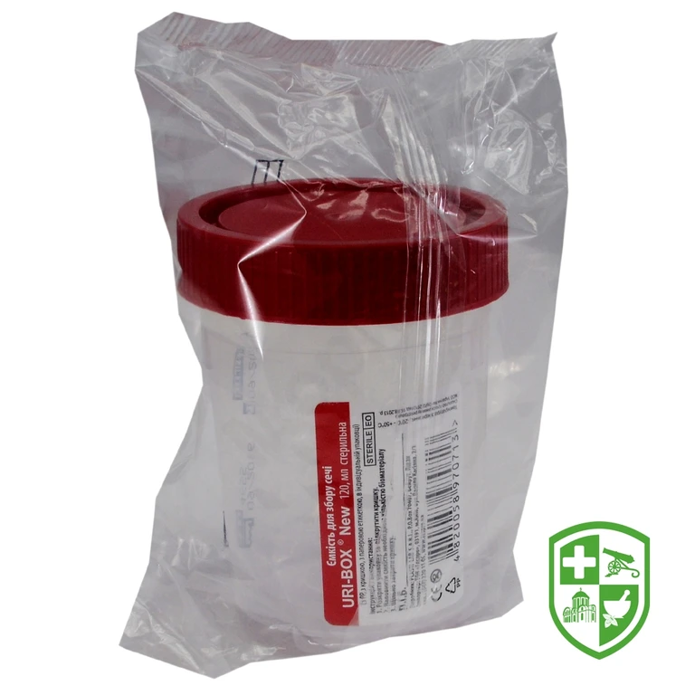 Ємність для забору сечі Урі-бокс нью стерил. 120 мл