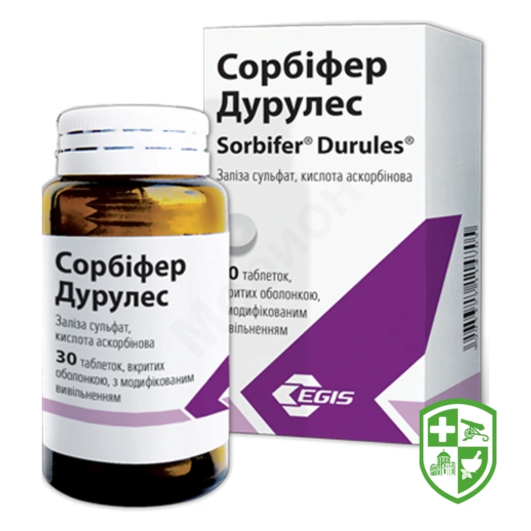 Сорбіфер дурулес табл. №30