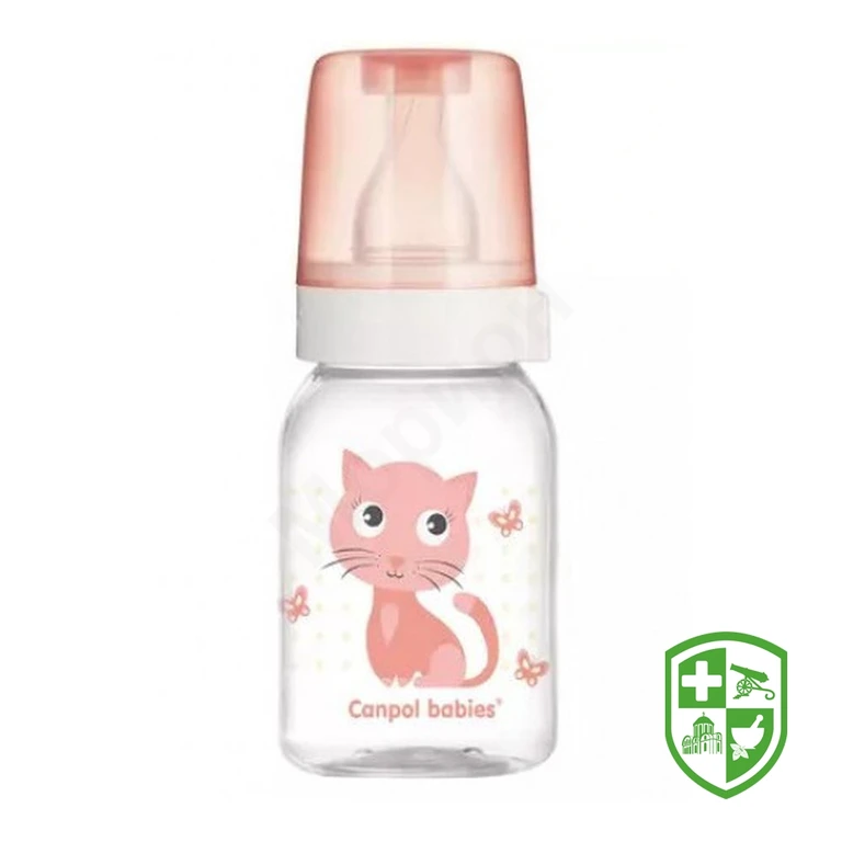 Пляшка з малюнком Канпол бебіс bpa free, 11/851 120 мл, Веселі звірята, з мал.