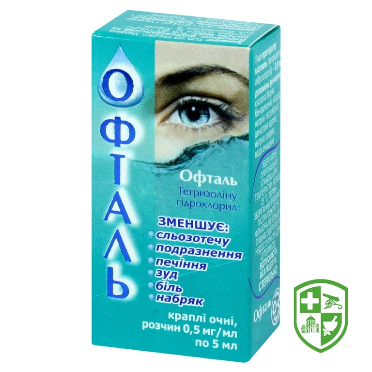Офталь крап. очні 0,05 % 5.мл №1