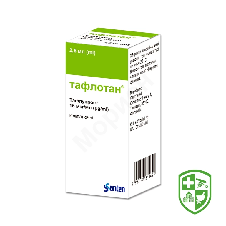 Тафлотан крап. очні 15 мкг/мл 2.5мл №1