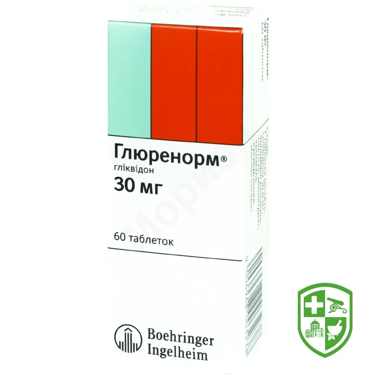 Глюренорм табл. 30 мг №60