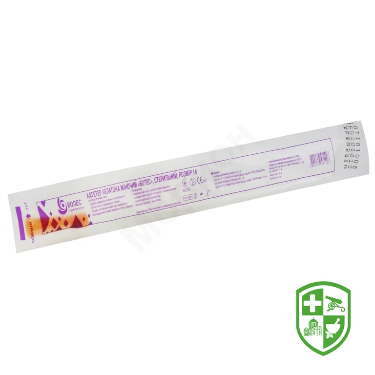 Катетер Нелатона жіночий Волес розмір 16