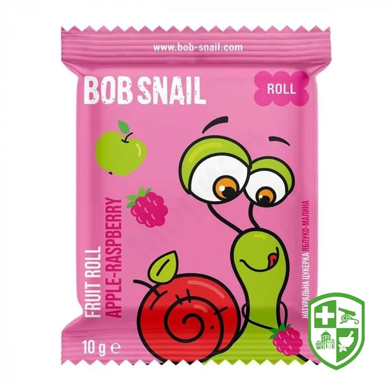 Цукерки Равлик Боб 10 г, яблуко-малина