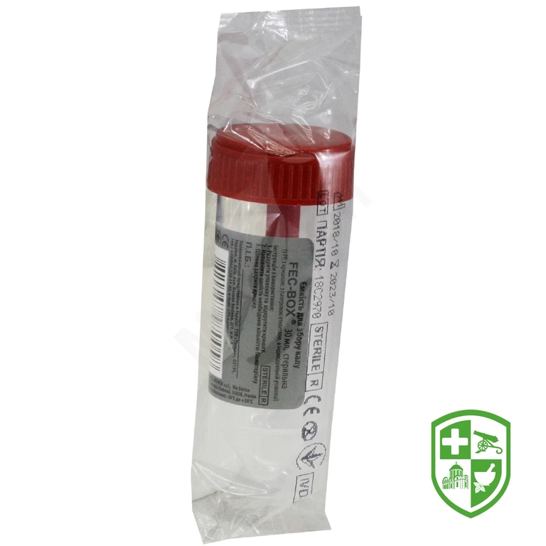 Ємність для забору калу Фек-бокс ст. 30 мл