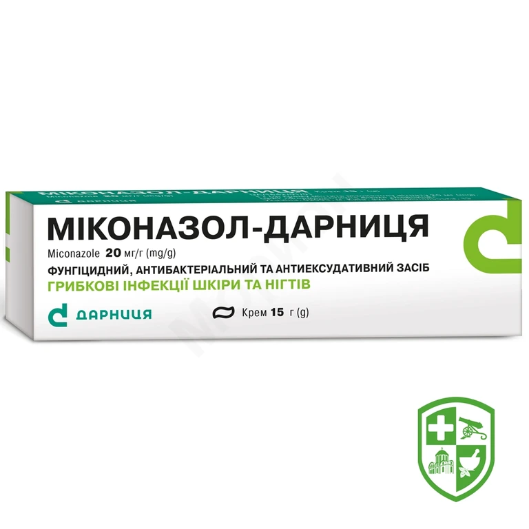 Міконазол крем 2 % 15.г №1