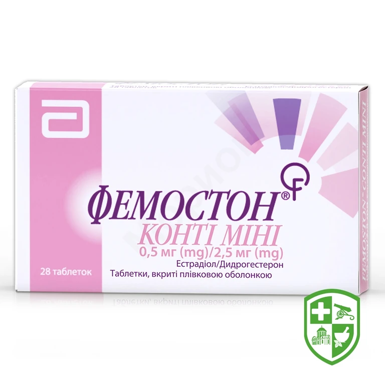 Фемостон конті міні табл. 2,5 мг + 0,5 мг 2,5 мг + 0,5 мг №28