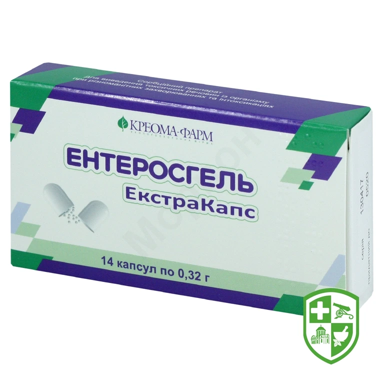 Ентеросгель екстракапс капс. 0,32 г №14
