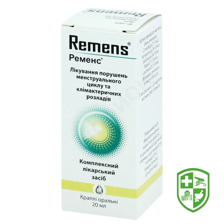 Ременс крап. орал. 20.мл №1