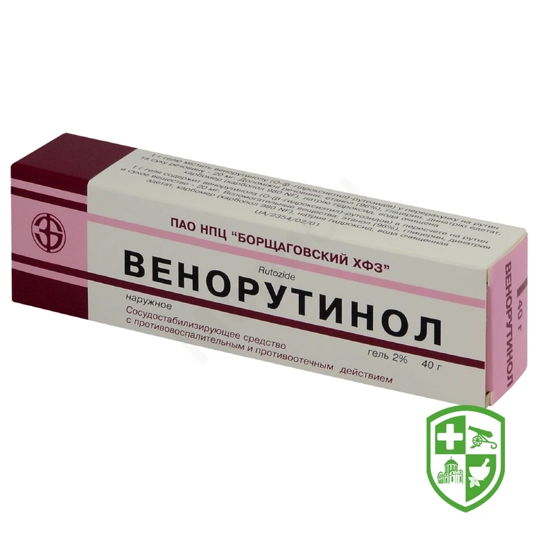 Венорутинол гель 2 % 40.г №1