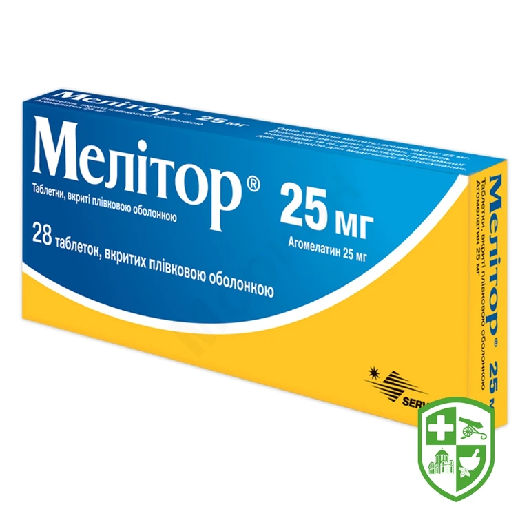 Мелітор табл. 25 мг №28