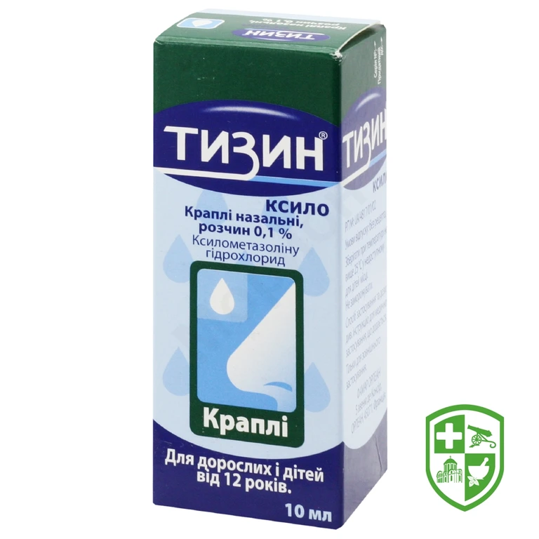 Тизин ксило крап. назал. 0,1 % 10.мл №1