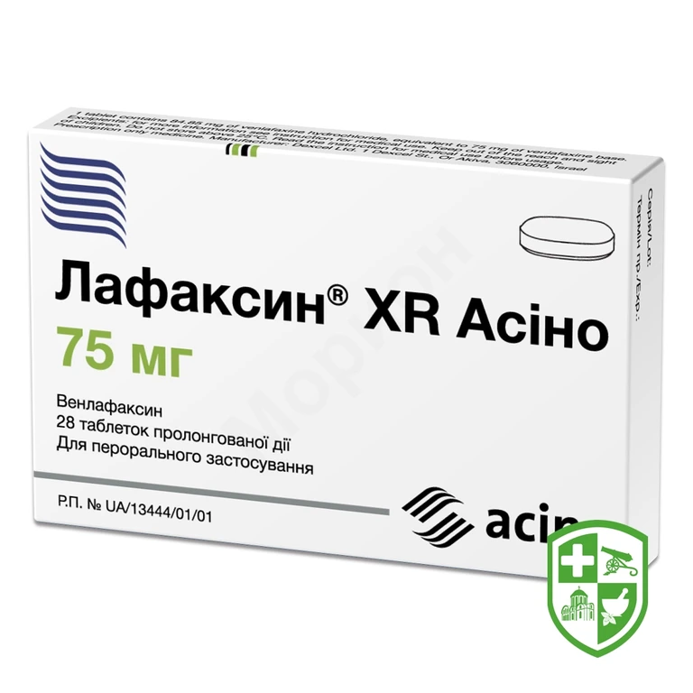 Лафаксин XR табл. пролонг. 75 мг №28