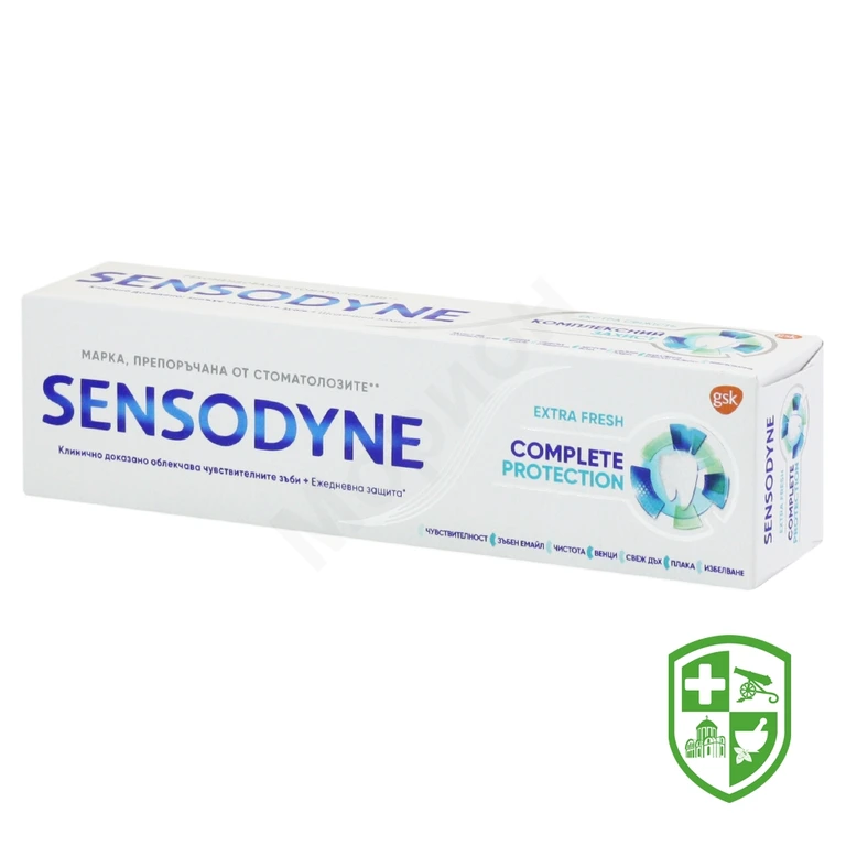 Зубна паста Сенсодин комплексний захист 75 мл, екстра свіжість