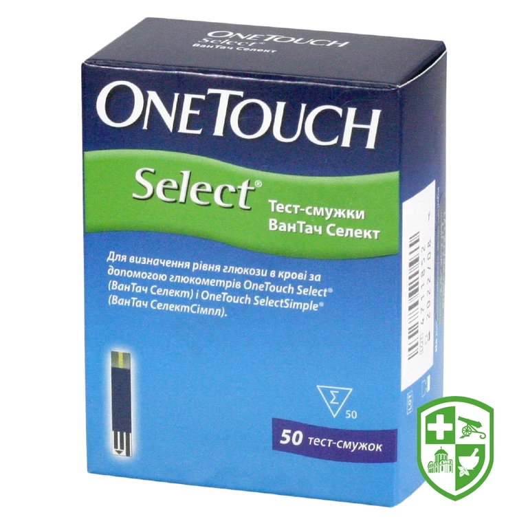 Тест-смужки Ван тач селект тест-смужка