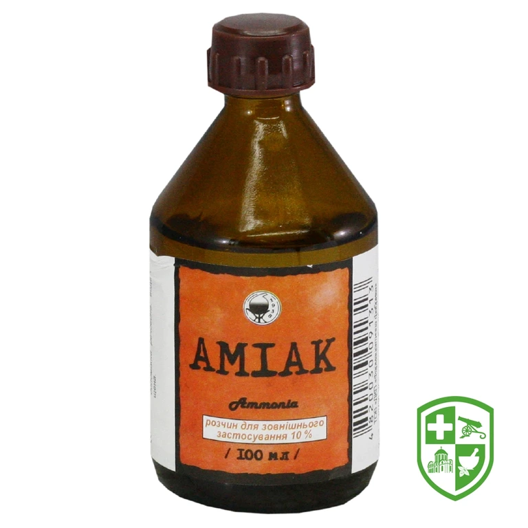 Аміак р-н зовніш 10 % 100.мл