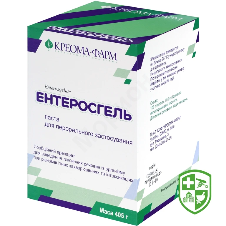 Ентеросгель паста д/внутр. застос. 405.г