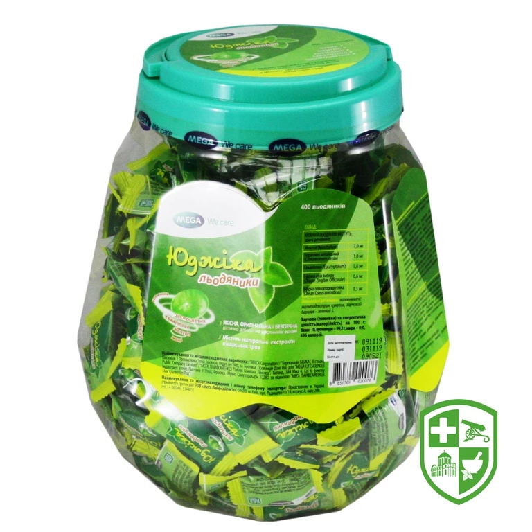 Юджіка льодяники банка пластик.