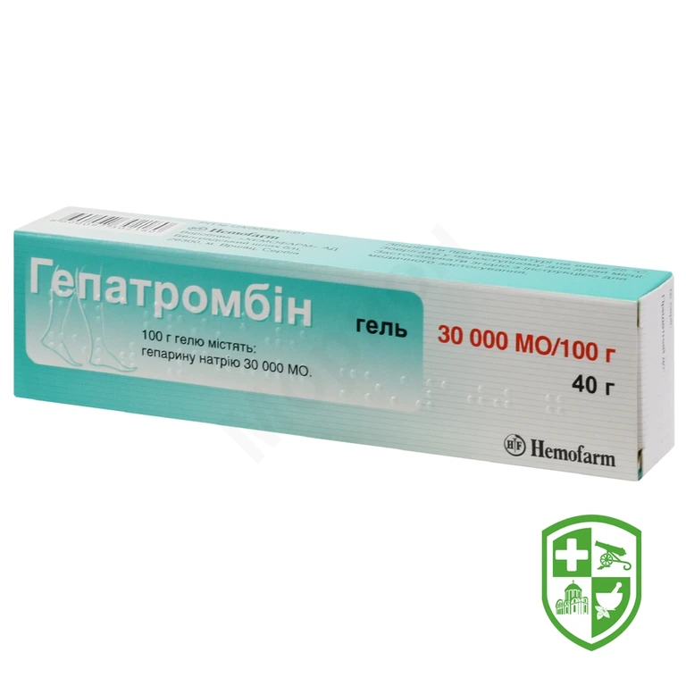 Гепатромбін гель 300 МО/г 40.г №1