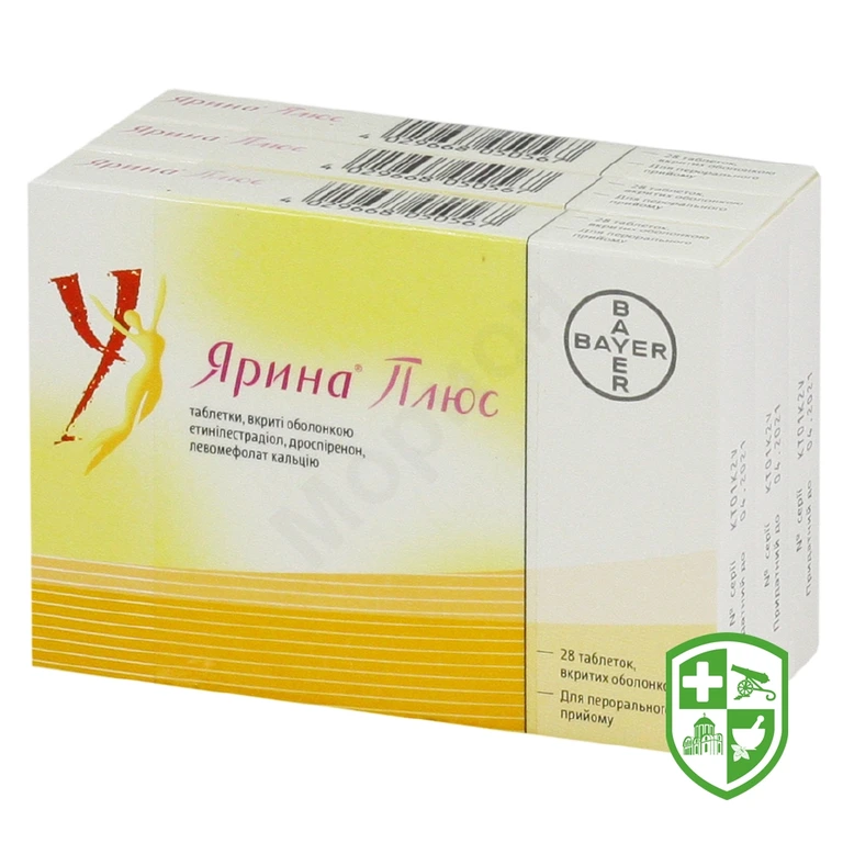 Ярина плюс табл. п/о №28 (акція) 3 уп.